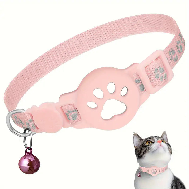 Creative Cartoon Printed Pet Cat Locator Collar