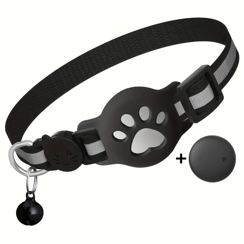 Creative Cartoon Printed Pet Cat Locator Collar