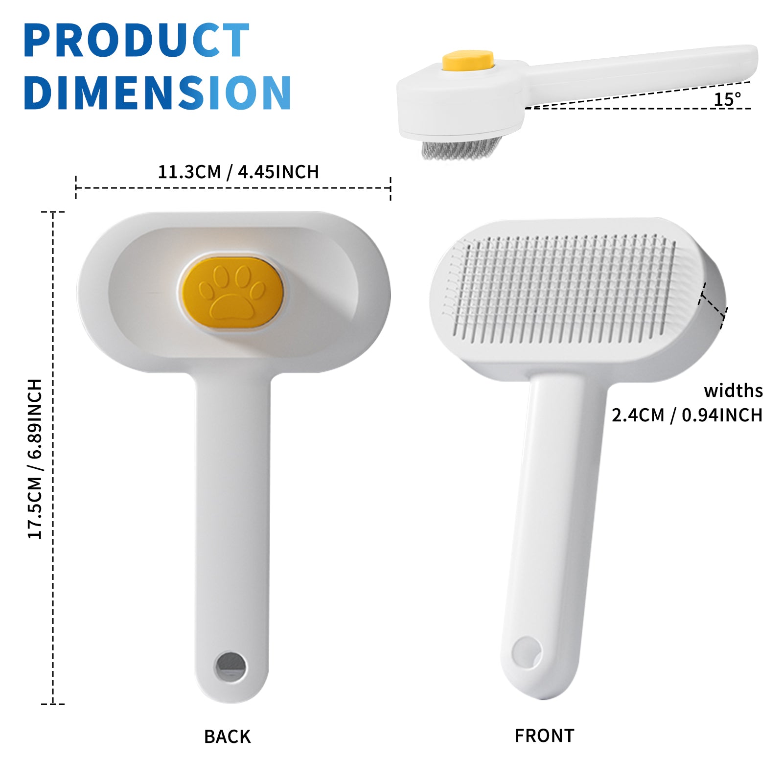 Efficient Universal Pet Hair Removal Comb, Gently Smoothing Out The Tangled Hair Of Your Beloved Pet, Carefully Caring For Every Gentle Touch